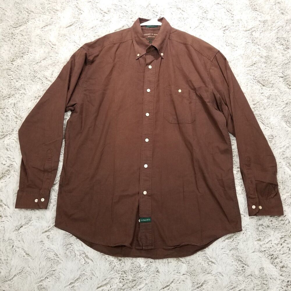 G.H.Bass & Co. Shirt Mens M Signature Oxfords Button Down Long Sleeve Collared‎